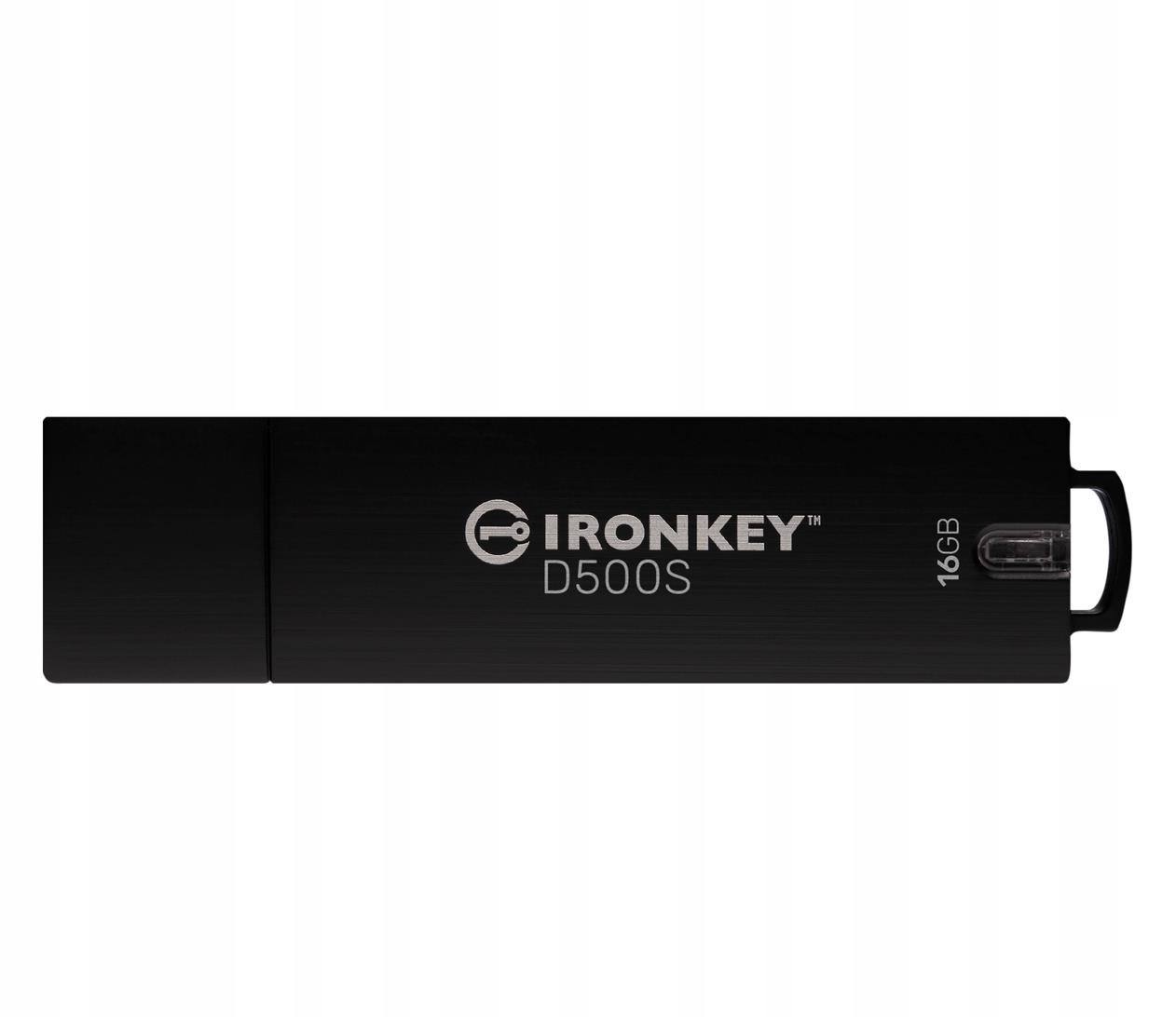 Usb flash disk Kingston IronKey D500S 16 Gb Usb 3.2 čierny