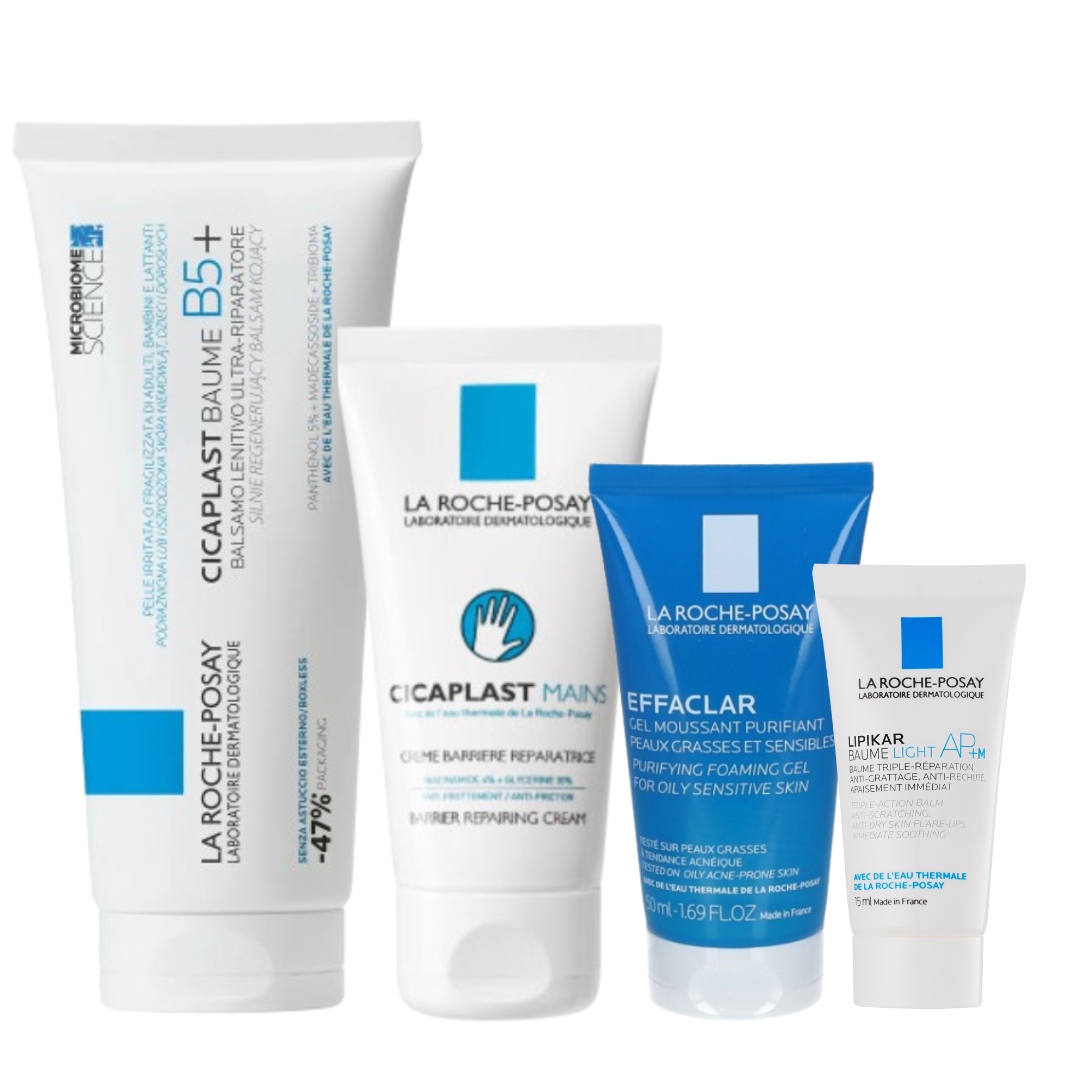La Roche-Posay Zestaw Cicaplast B5+ balsam kojący 100ml krem do rąk 50ml