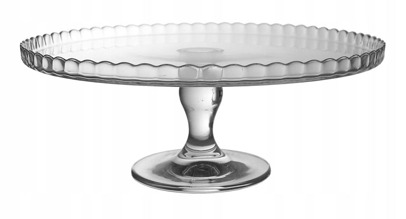 

Patera na nodze tortownica 32cm tort szklana 10550