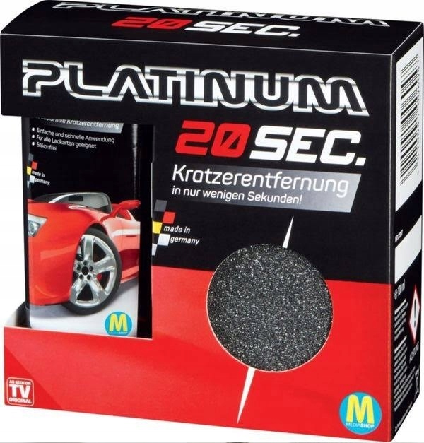 Platinum 20 sec. zestaw do usuwania rys zarysowań