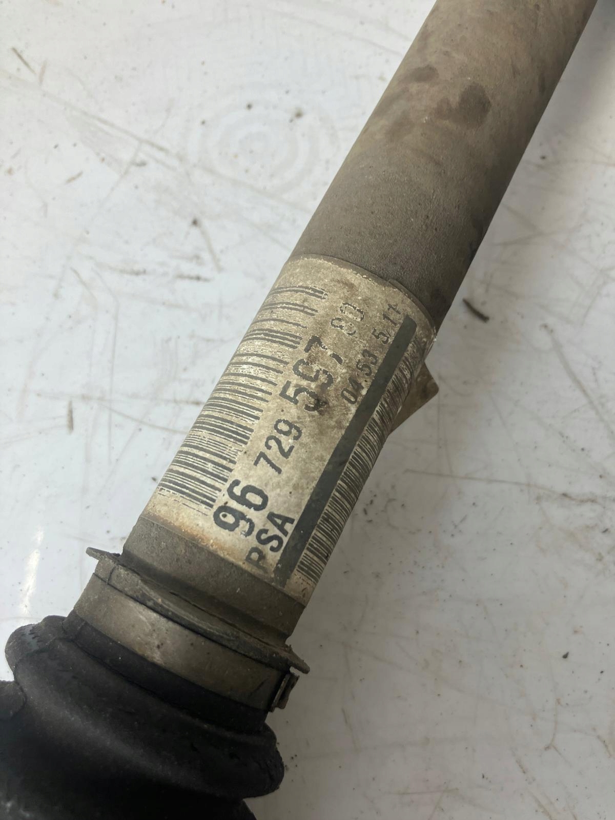 semi-axis left PEUGEOT 508 1.6 THP 9672959780