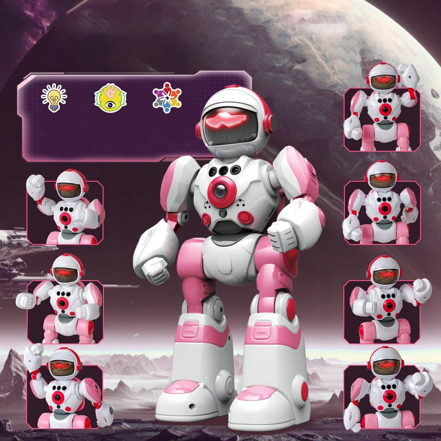 ROBOT INTERAKTYWNY INTELIGENTNY ROBOT TAŃCZĄCY GŁOSEM Marka bez marki