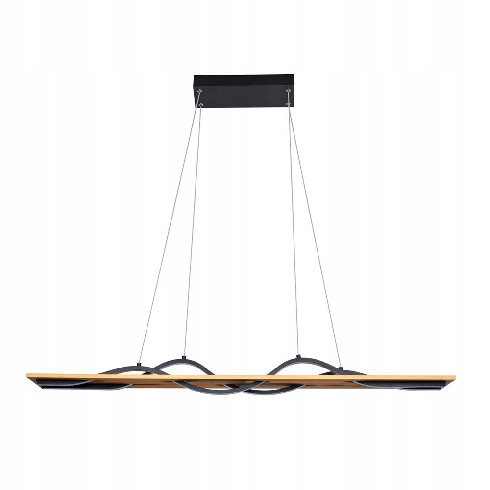 Závěsná Led lampa 35W Conato PND-23848-30W-BK-GD Italux