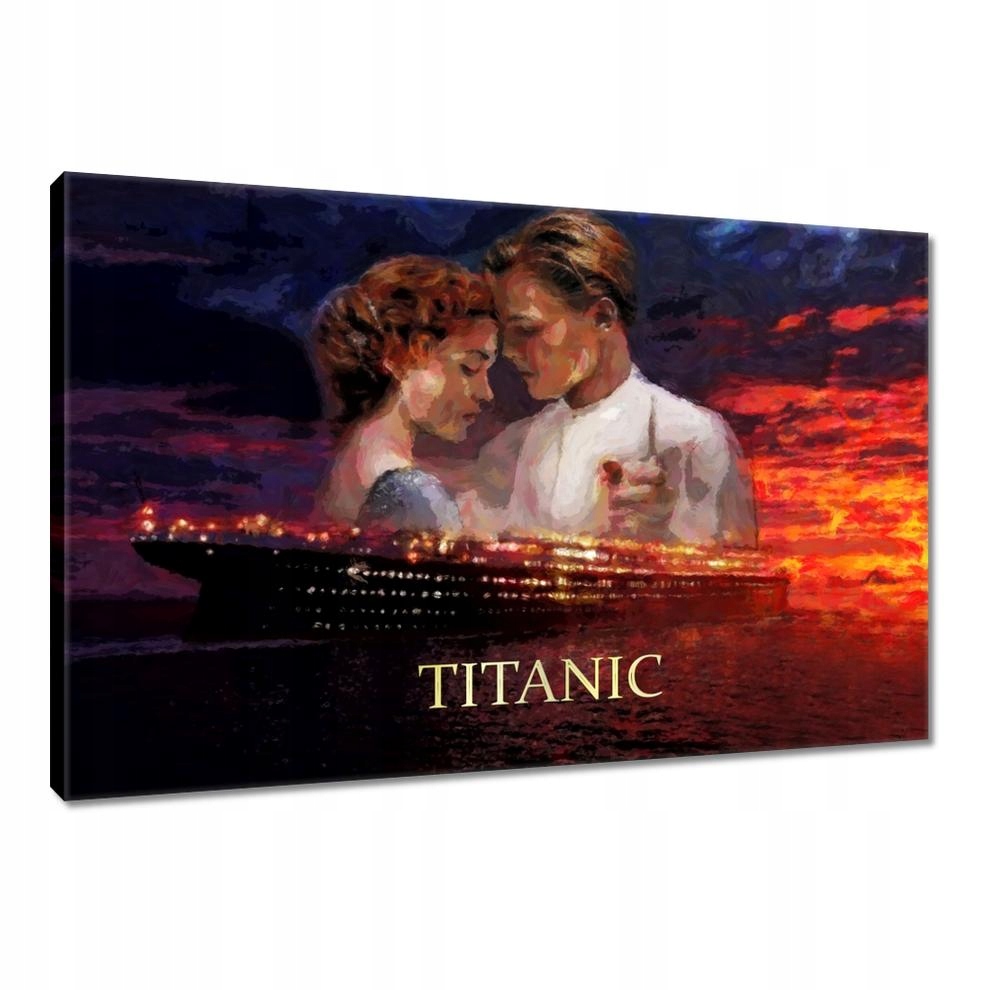 

Obrazy 90x60 Titanic Statek Napis