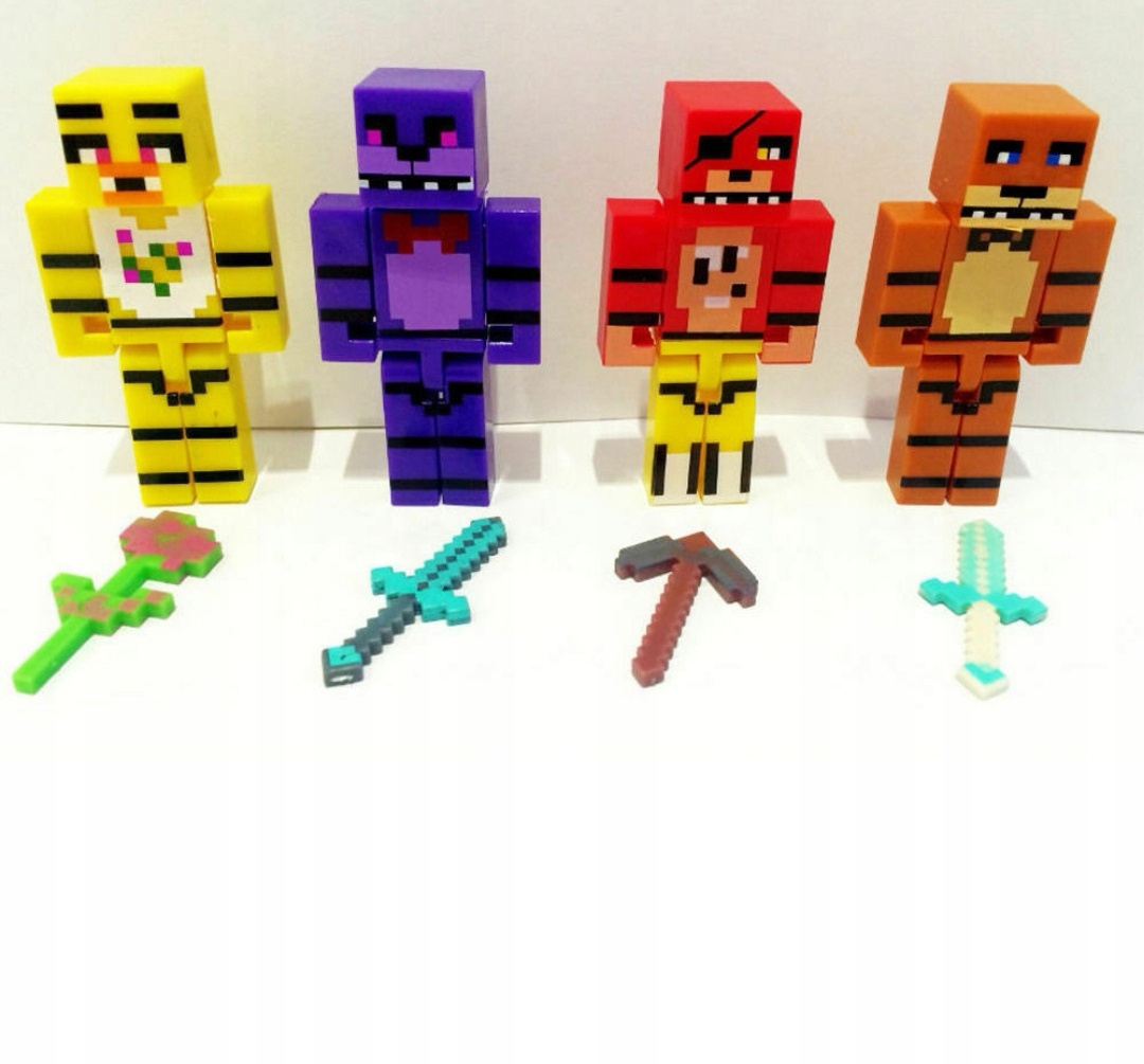 

Minecraft Zestaw Figurek 4 Sztuki