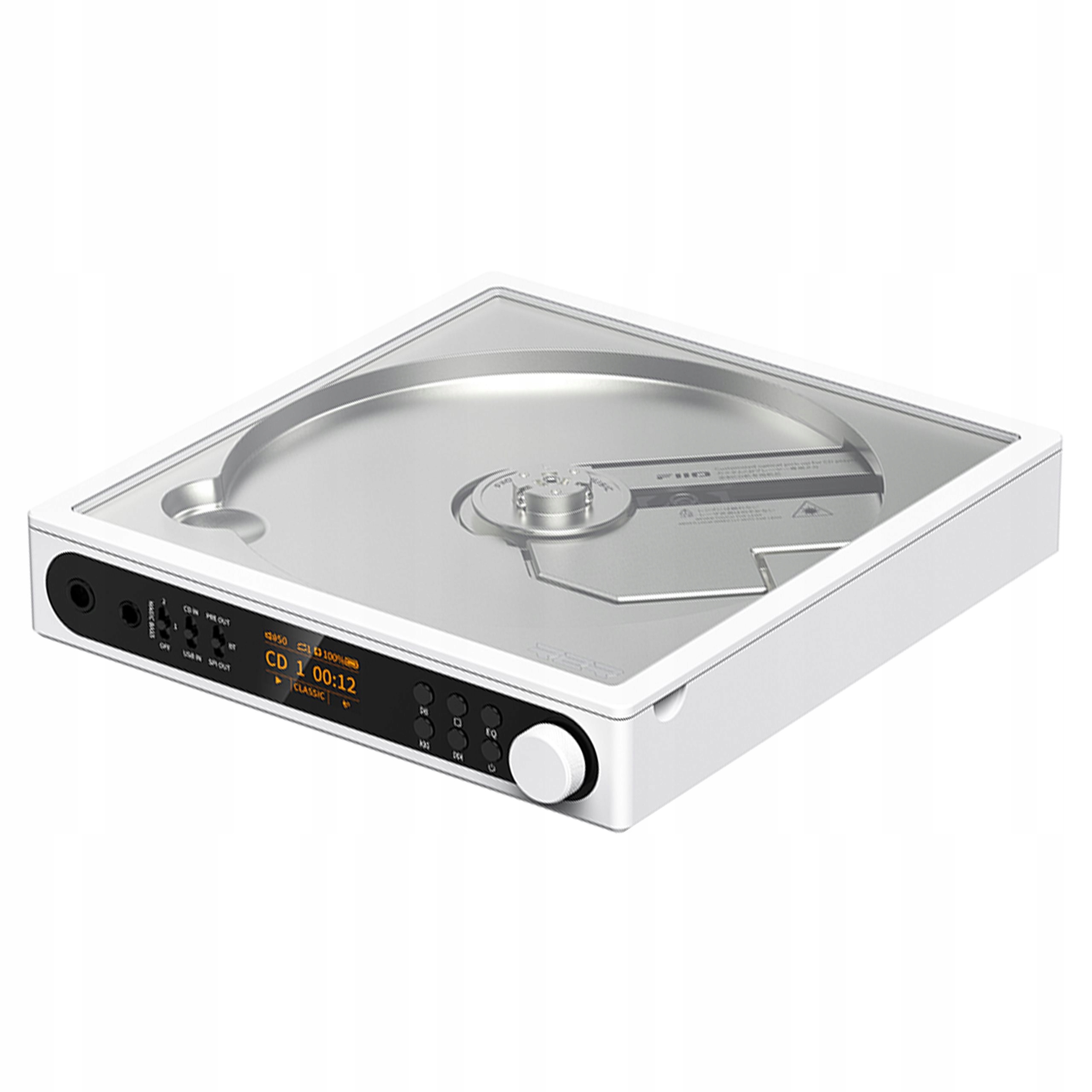 Fiio DM15 R2R Przenośny Odtwarzacz CD Hi-fi Z Bluetooth 5.4 Usb Dac Biały