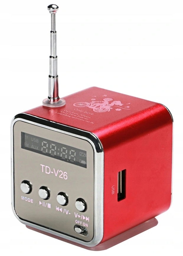 Przenośne radio FM akumulatorowe kuchenne LED z głośnikiem + bluetooth Marka OMNA