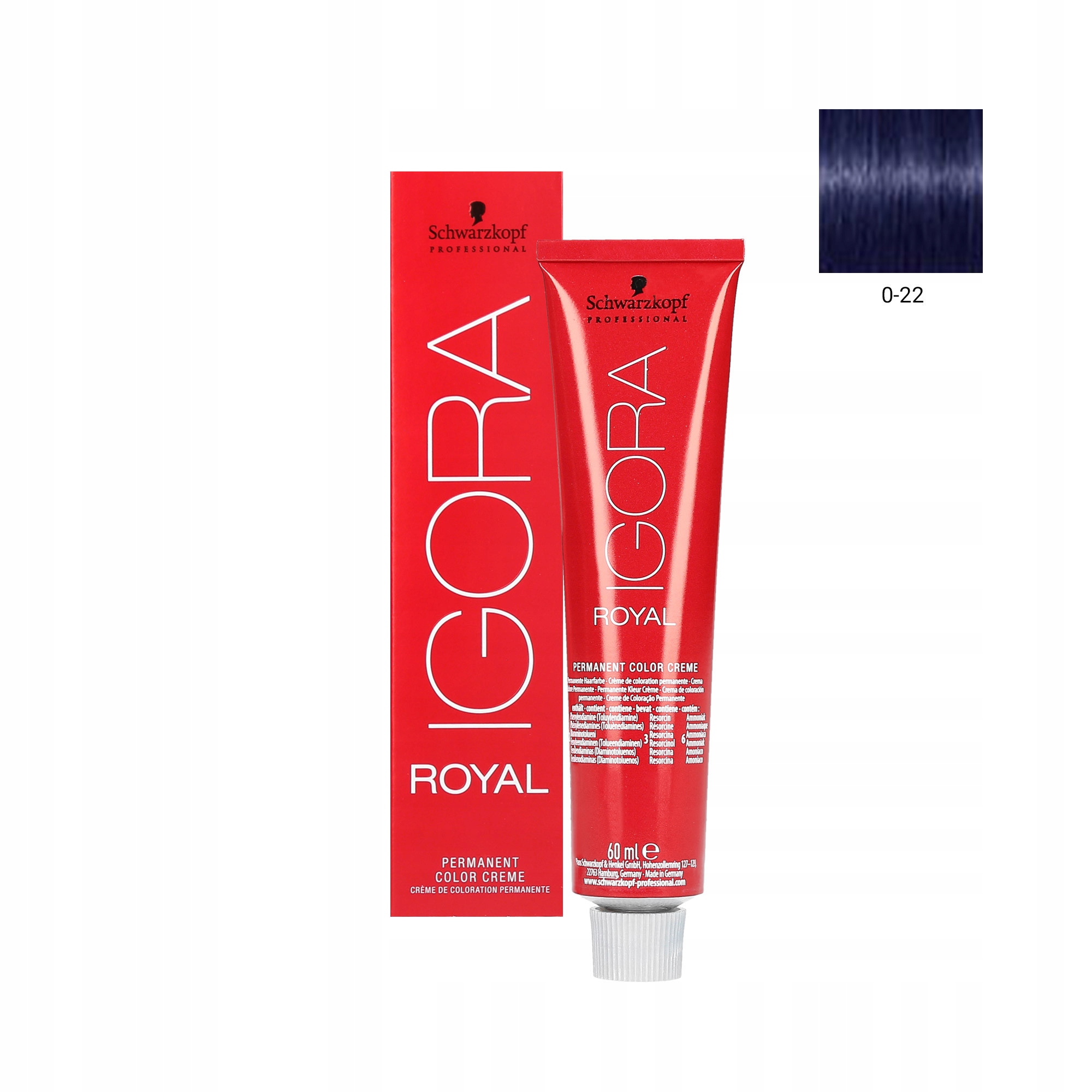 

Schwarzkopf Igora Royal Farba Do Włosów 0-22 60 ML