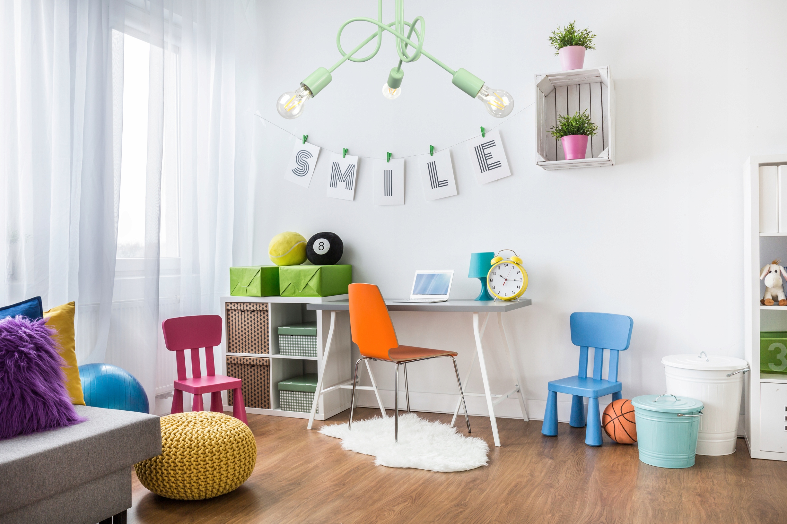 LAMPA SUFITOWA LOFT PASTELE TURKUS EDISON POD LED Długość/wysokość 31 cm