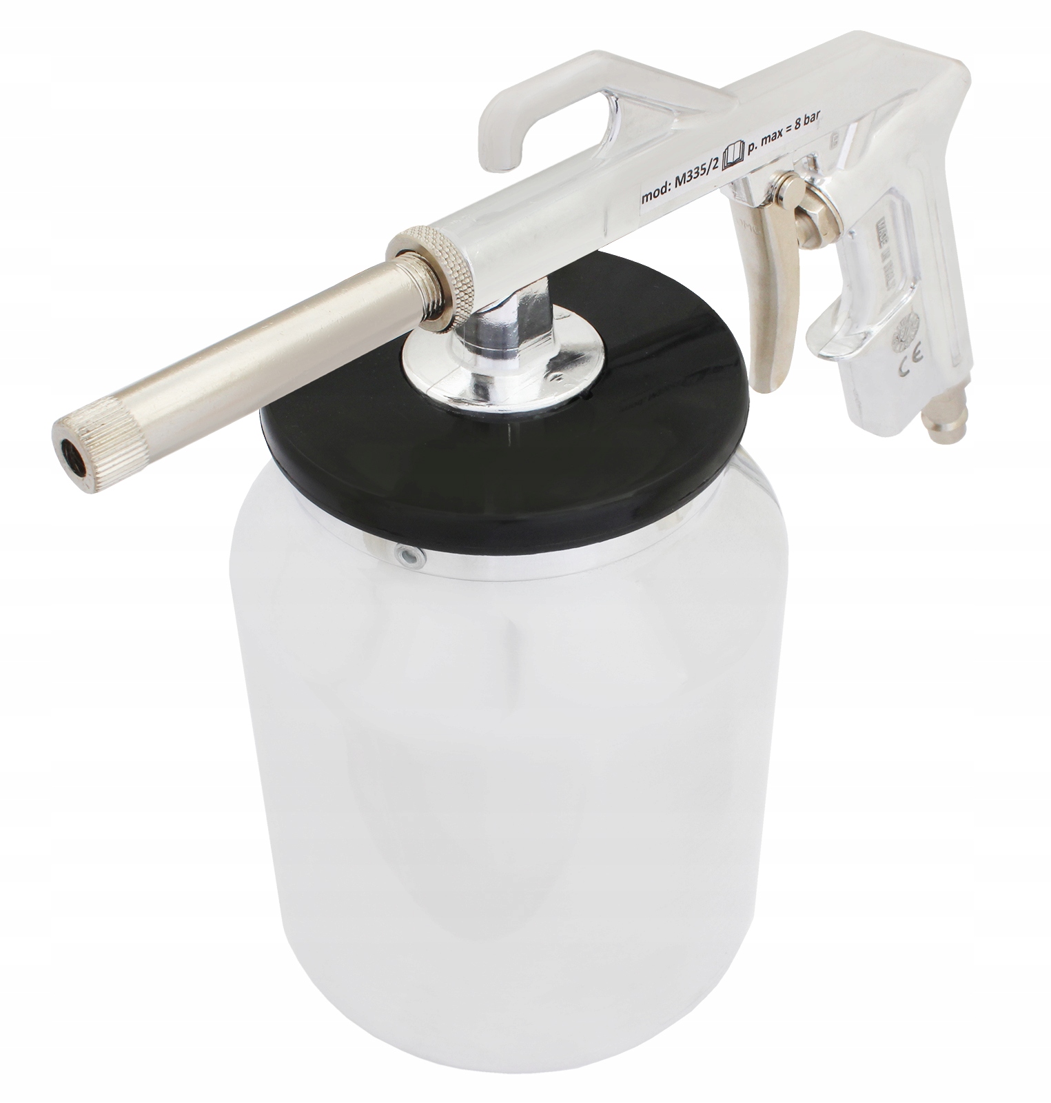 Pistolet do piaskowania z zbiornikiem na piasek