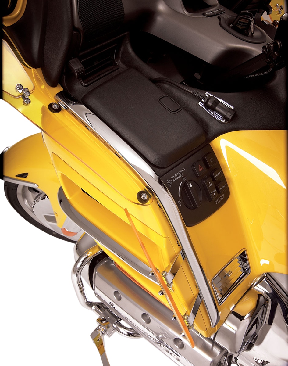 Chrómované bočné lišty deflektory Honda Gl 1800 Goldwing GL1800