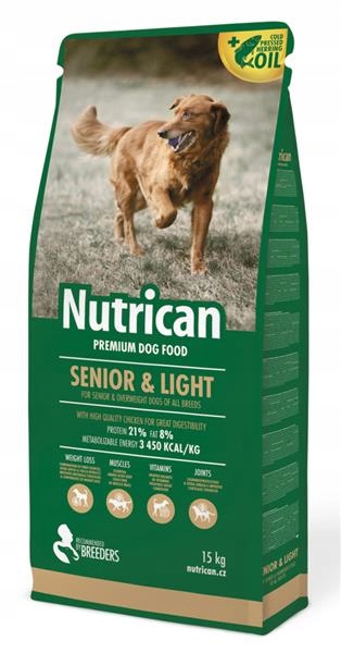 Levně NutriCan Senior Light 15kg