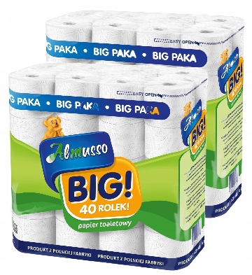 Papier Toaletowy Almusso Big 3 Warstwy 80 Rolek