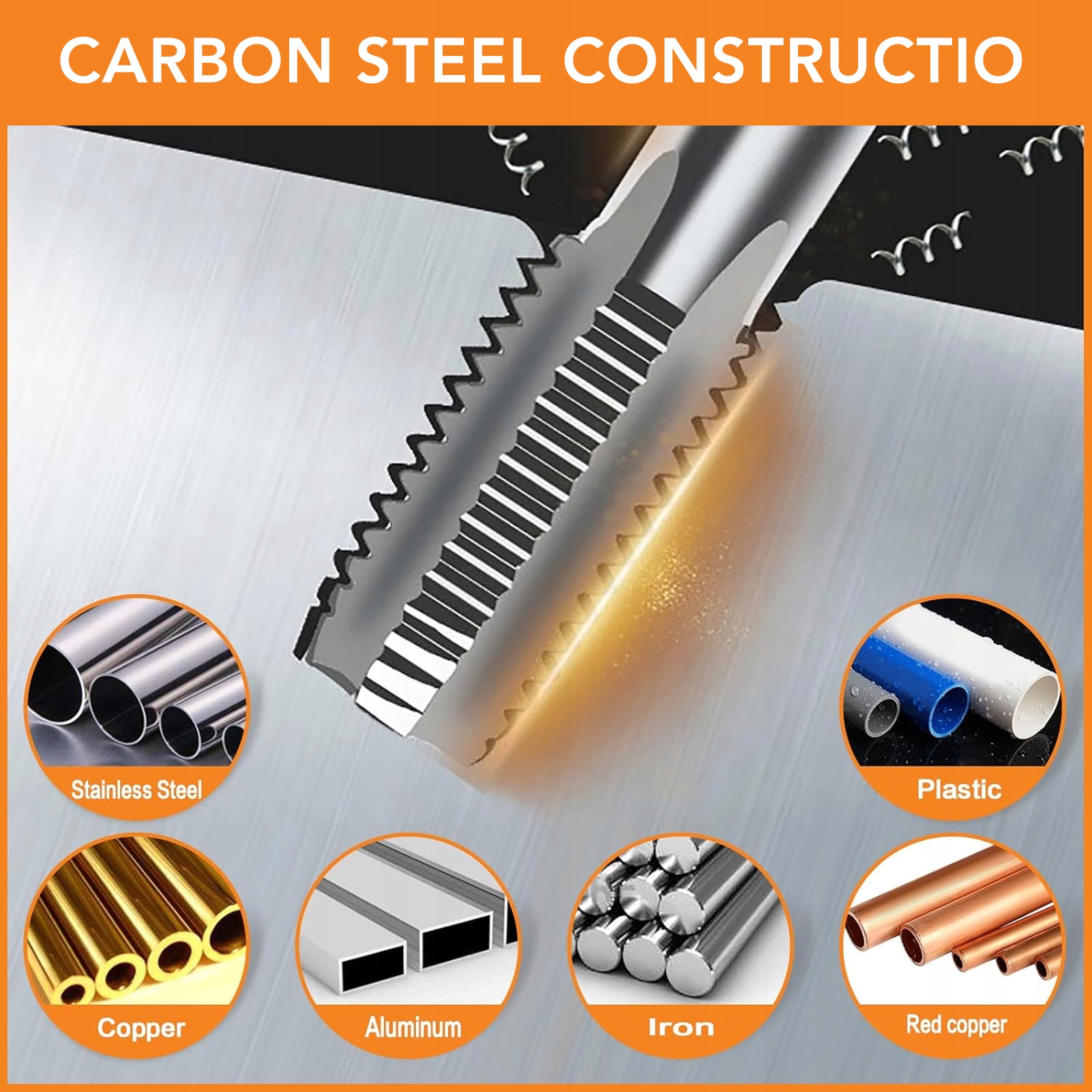 6 szt. Zestaw narzędzi do gwintowania rur NPT 1 EAN (GTIN) 792172167864