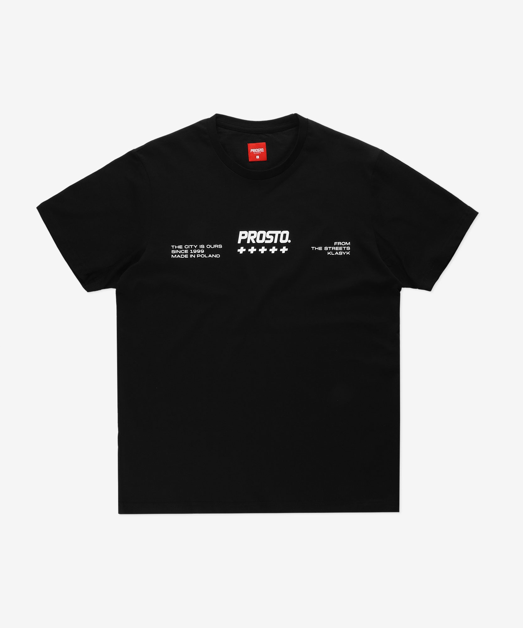 

Męska czarna koszulka Prosto T-shirt T.c.i.o M