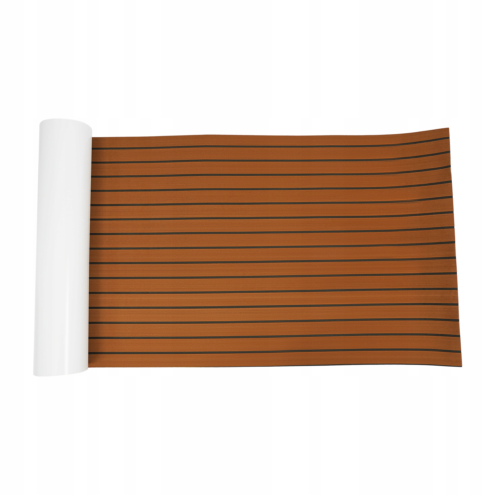 EVA MAT TEAK 240*90CM PIANKOWA MATA PODŁOGOWA DO JACHTU/RV/SIŁOWNI 6MM, BRĄZ+CZARNY