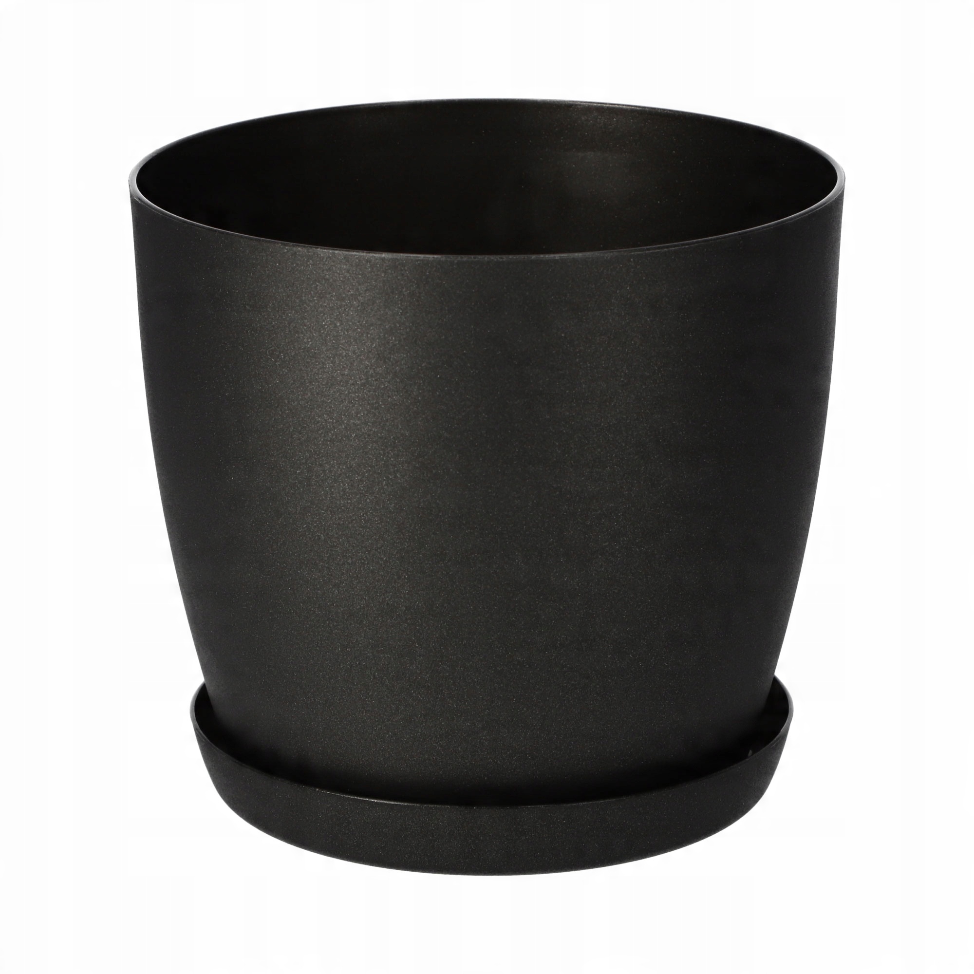 

Doniczka Osłonka Na Kwiaty Podstawka Grafit 25cm
