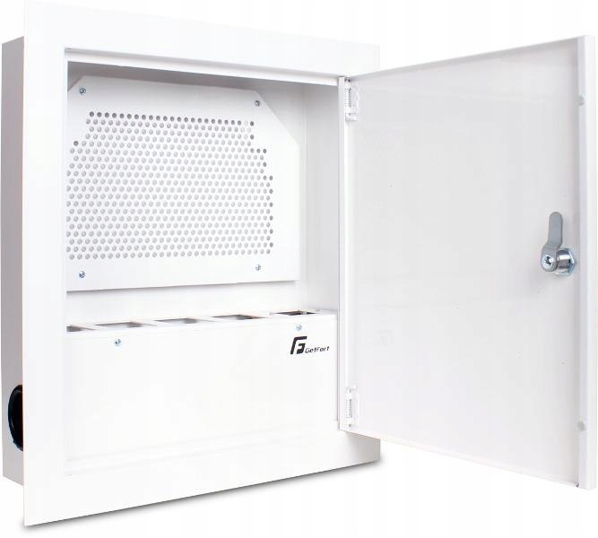 Szafa multimedialna Getfort 390x350x100 biała Podtynkowa