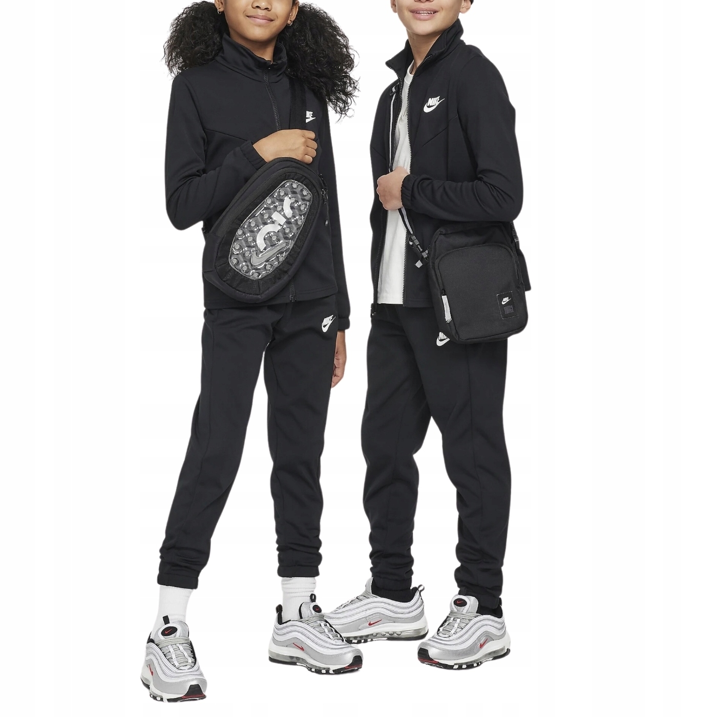 Nike dres dziecięcy czarny poliester rozmiar M