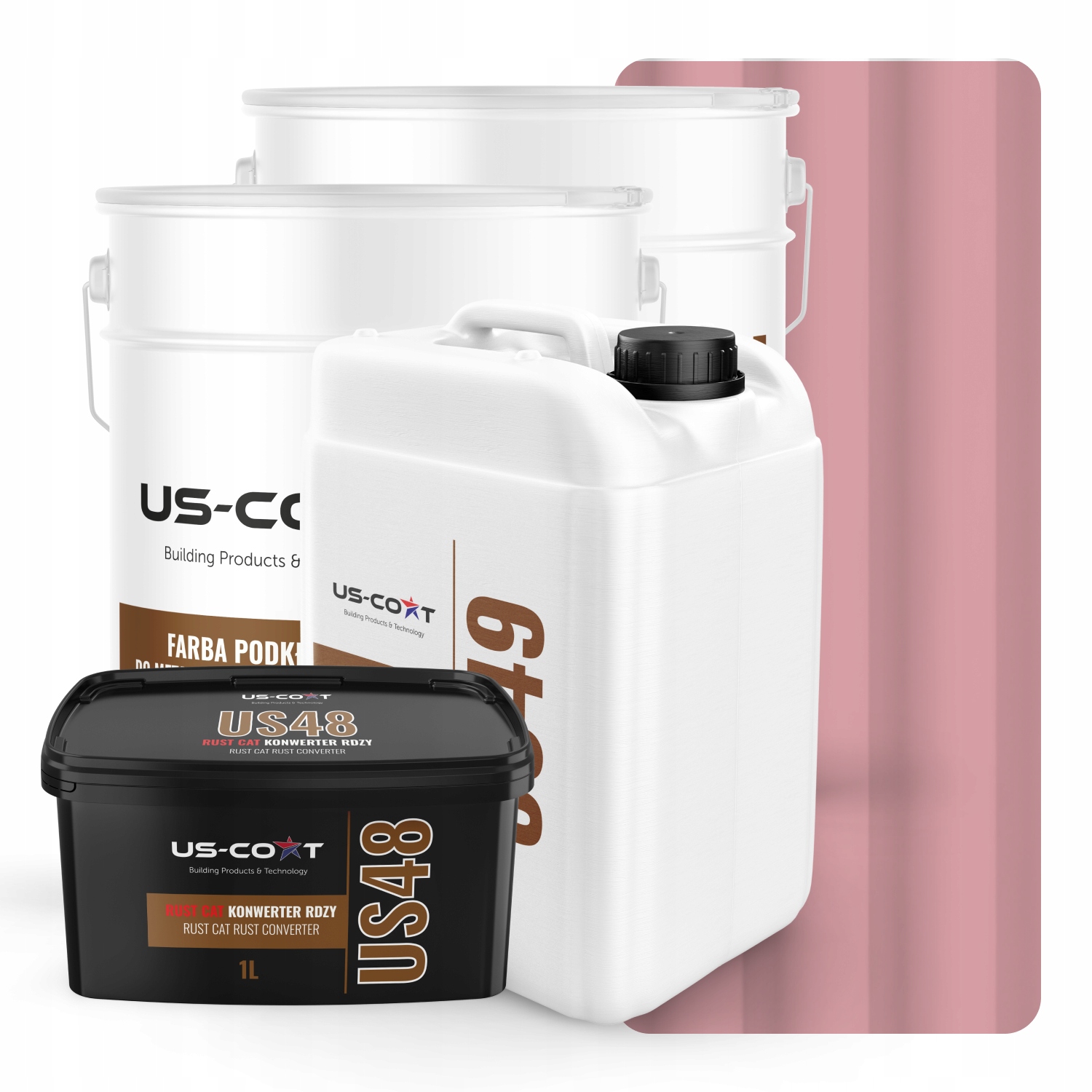 Farba Na Kovovú Strechu Oceľovú Súprava Svetloružová Ral 3015 74m2 Satén