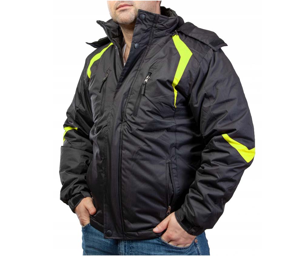 

Kurtka Męska Zimowa Ciepła Z Kapturem