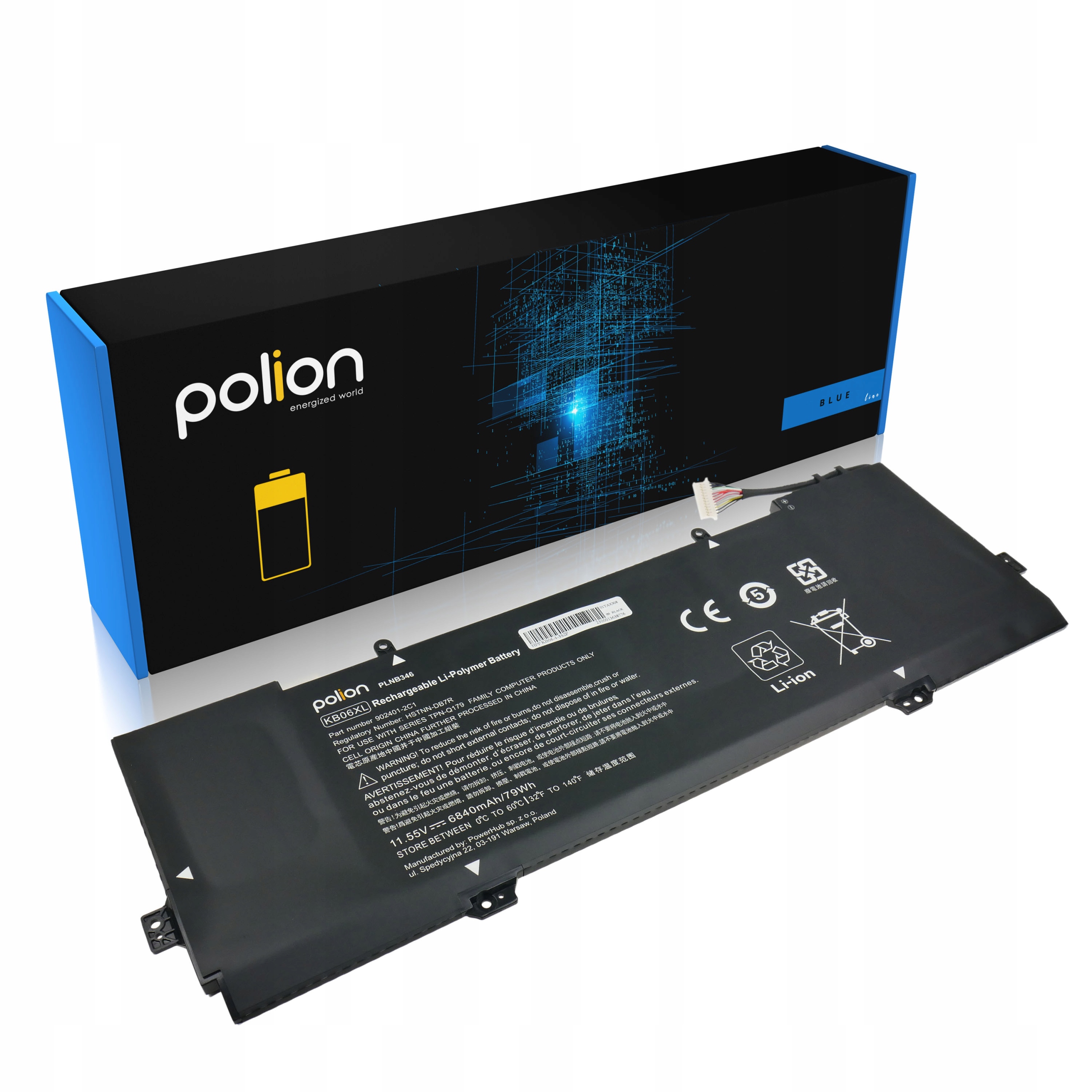 Baterie KB06 KB06XL pro Hp Spectre x360 15-BL