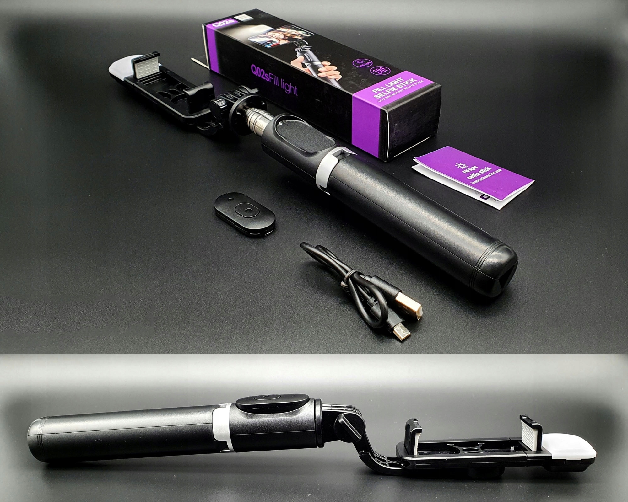 SELFIE STICK - KIJEK TELESKOPOWY ZE STATYWEM DUDAO SOLIDNY Z PILOTEM Marka Inna