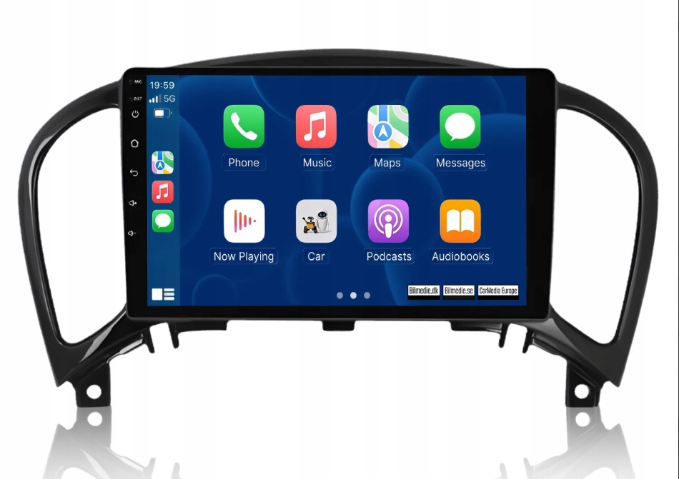 Nissan Juke 10-14 Rádio 9" s Apple CarPlay a Android Auto