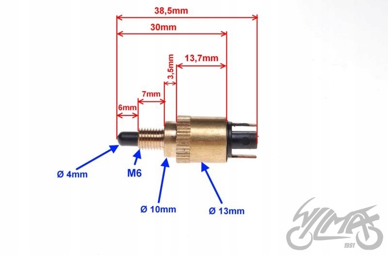 CZUJNIK STOPU 0010 Dopasowanie do pojazdu produkt dedykowany