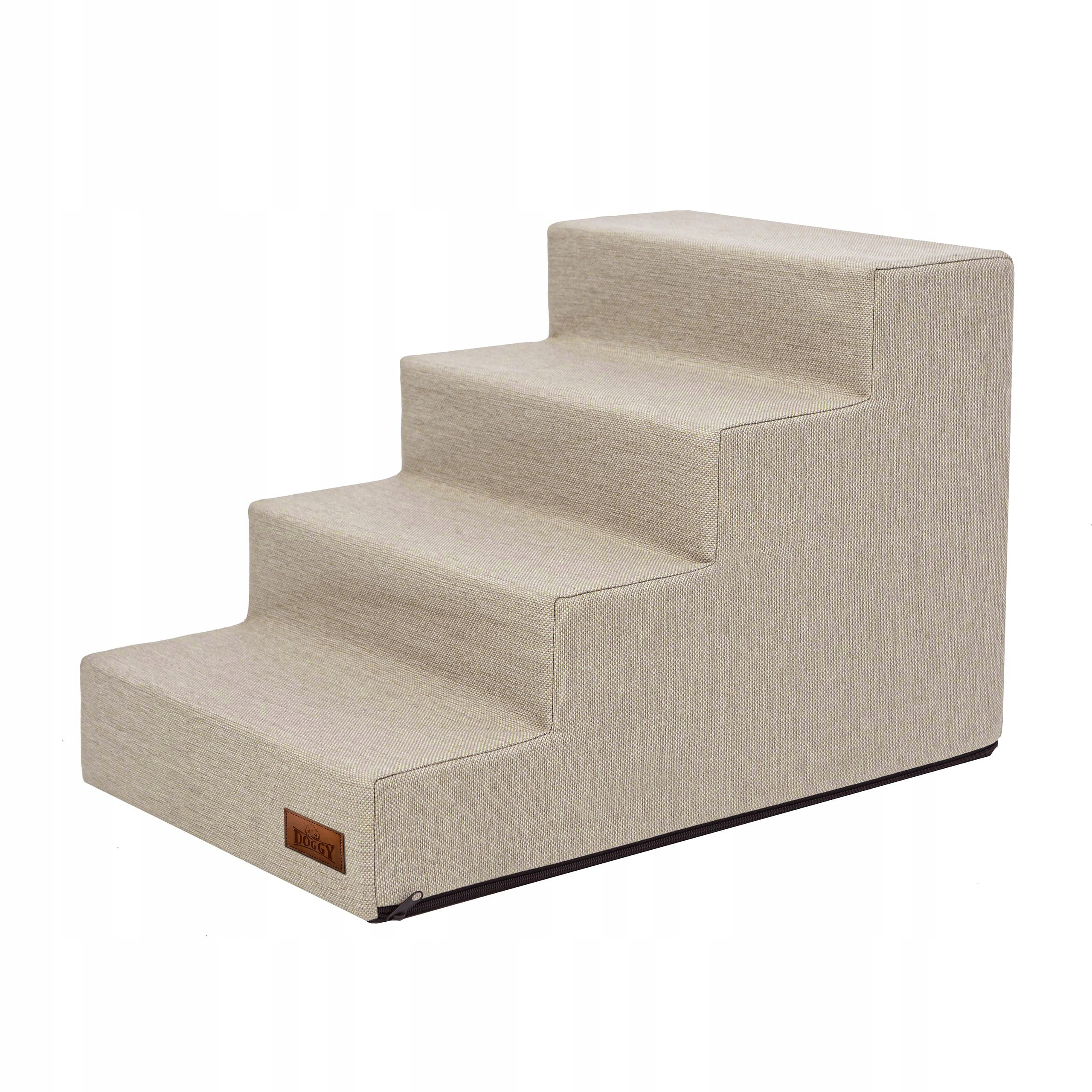 Levně Schody pro psa. Schody pro psa a kočku Rampa Plošina pro psa 4 stupně 40 cm