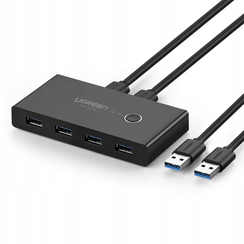 Switch Box Hub Přepínač 4X Usb 3.2 Gen 1 Rozdělovač Pro Dva Počítače