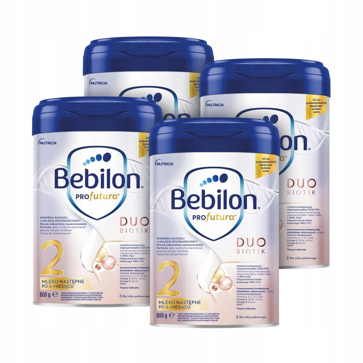 BEBILON PROfutura DUOBIOTIK 2, 800g x 4 sztuki