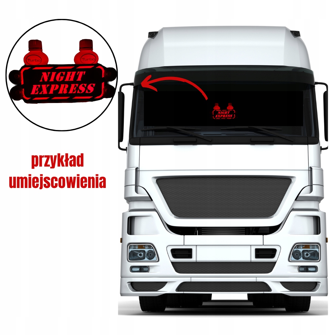 Uchwyt pod ZAPACHY POPPY/ PODŚWIETLANA PODSTAWKA LED TIR RGB NIGHT EXPRESS EAN (GTIN) 5907096573508