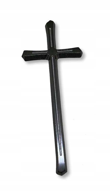 Maltézský kříž 20 cm – černěný mosazný odlitek
