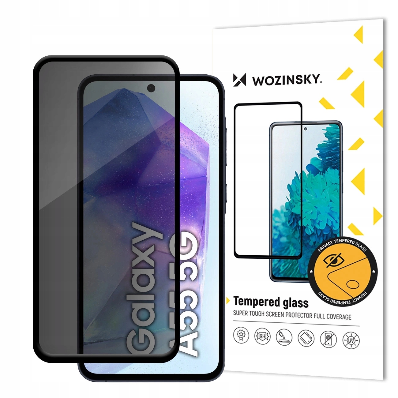Wozinsky Privacy Glass szkło hartowane do Samsung Galaxy S25+ z filtrem