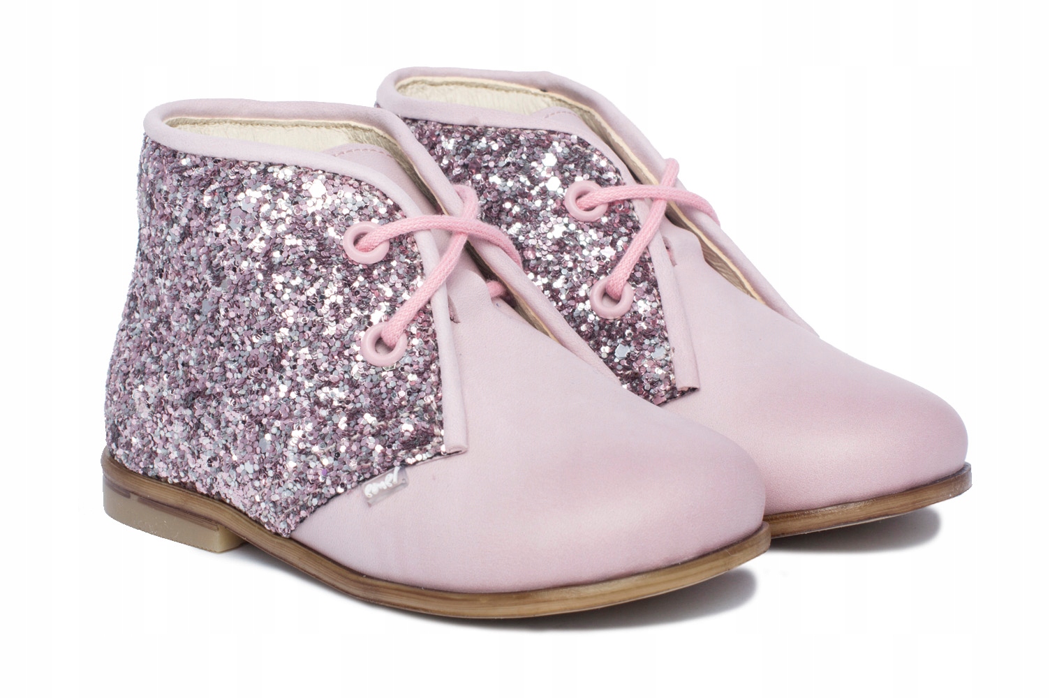 EMEL 2195 ROCZKI TRZEWIKI PÓŁBUTY PROFIL R 21 róż Marka Emel