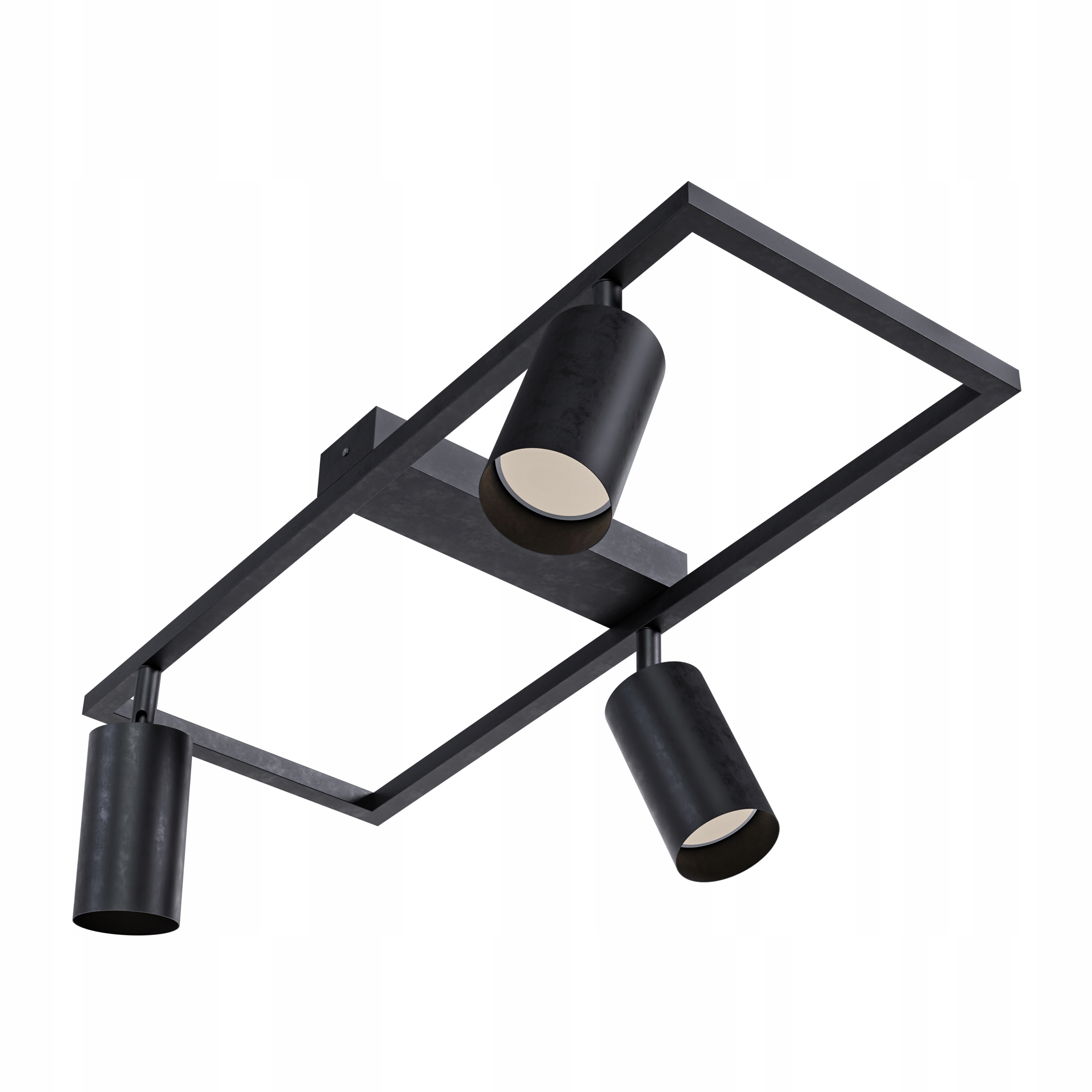 Lampa Sufitowa Oprawa Halogenowa Led 3X GU10 Spot Ruchoma Kinkiet Reflektor