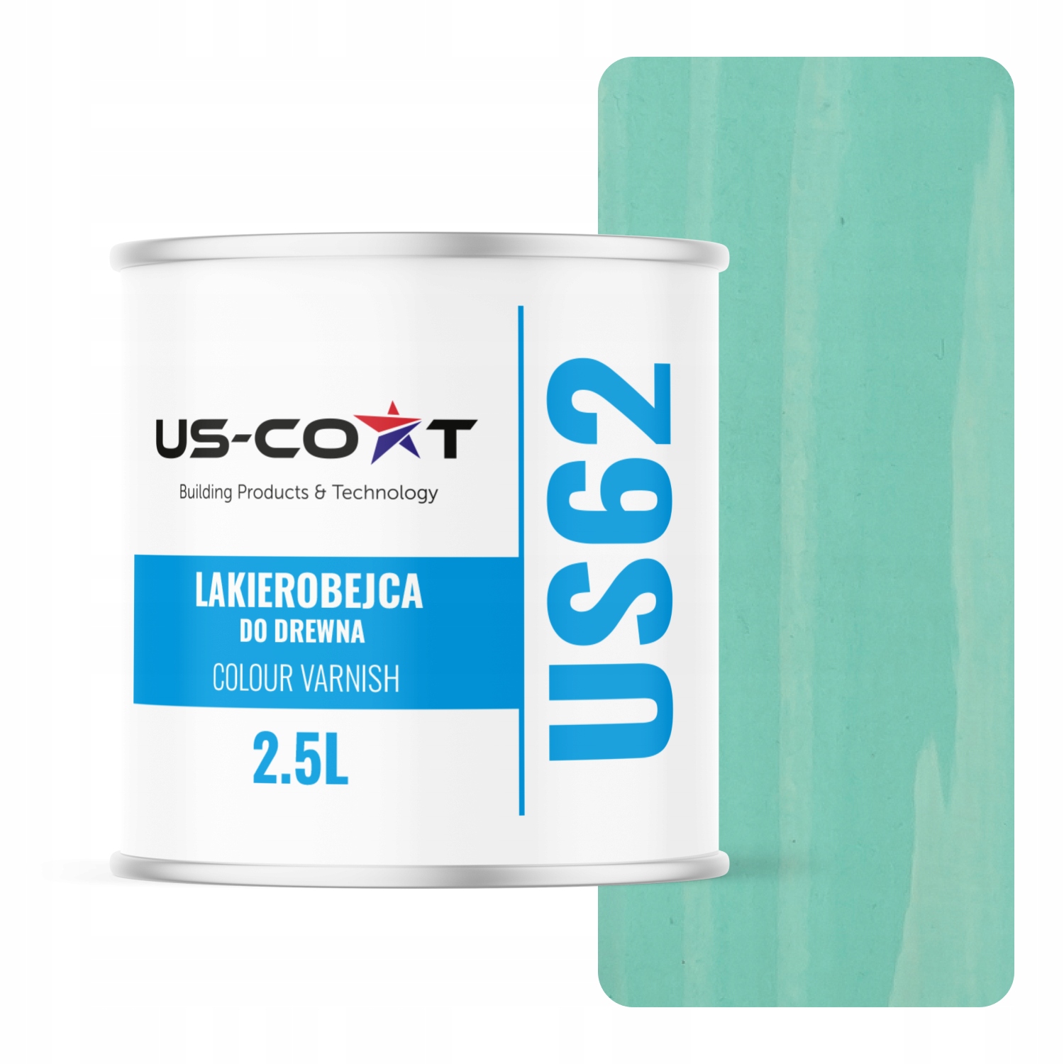 Lak Na Dřevo 3V1 Lazura Barva Tyrkysová Polomatná 2.5 L Ochranná