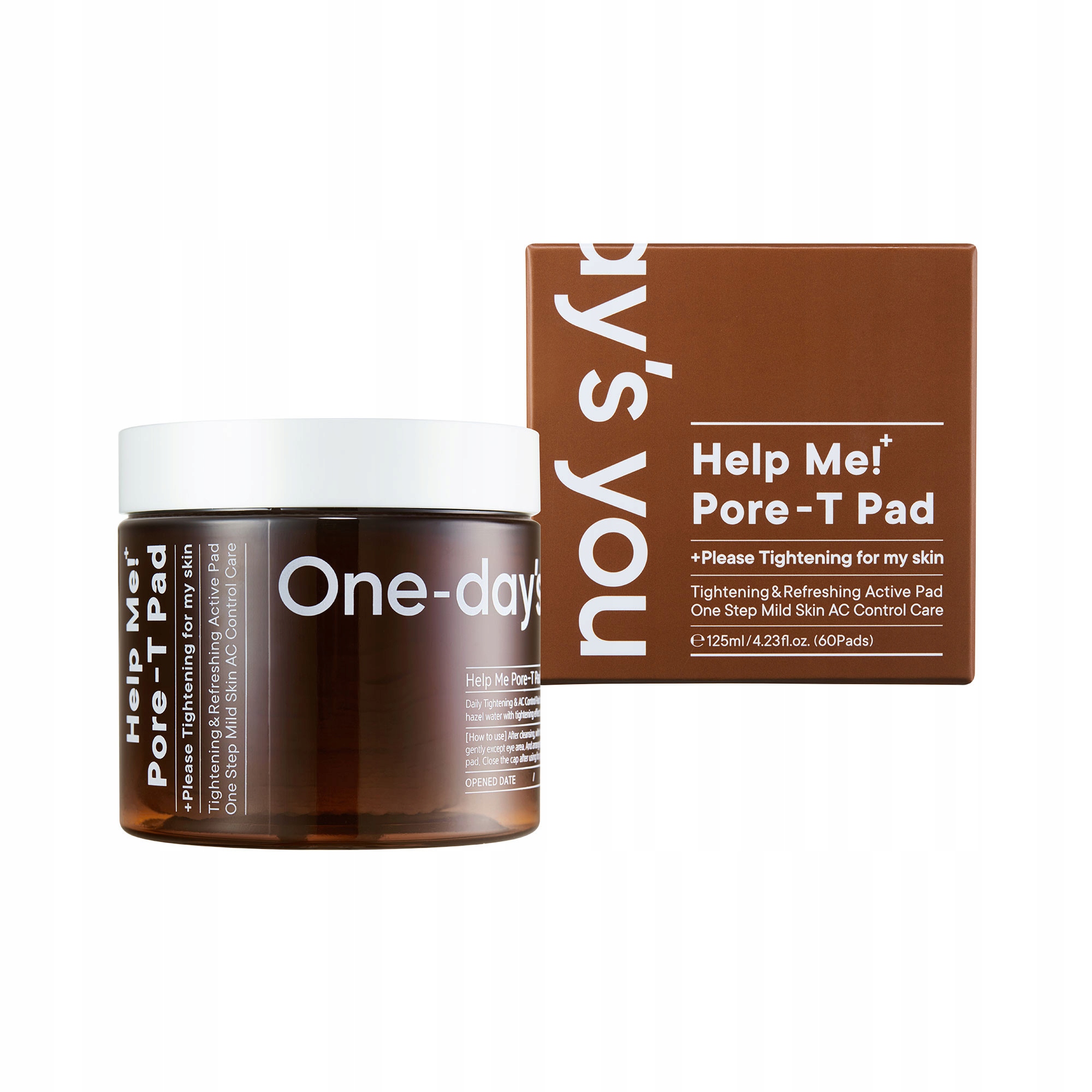 One-day's You Help Me Płatki tonizujące zwężające pory 60 szt