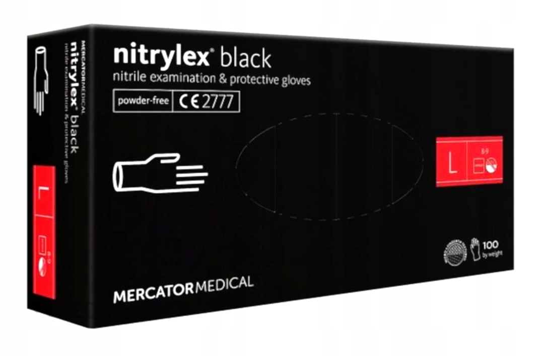 

Rękawice medyczne bezpudrowe nitrylex 100 szt.