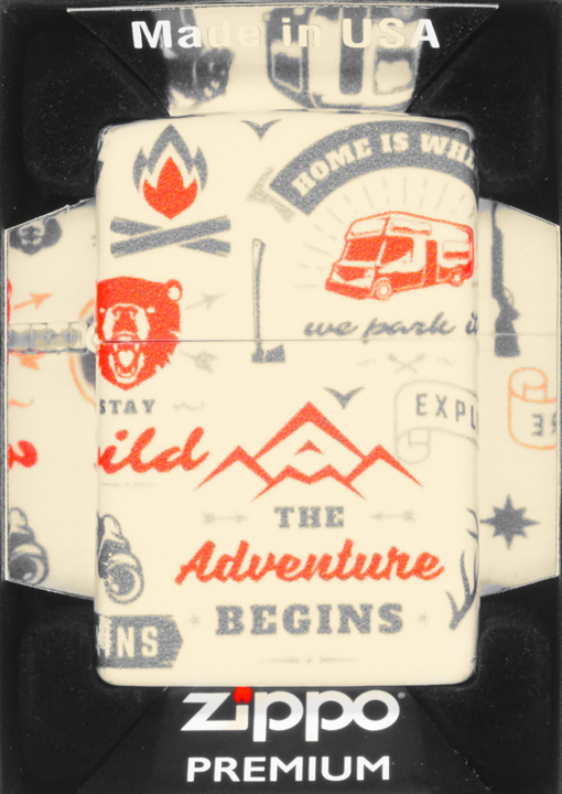 Zapalovač Zippo Outdoor Adventure Design 60007063 Větruodolný benzínový