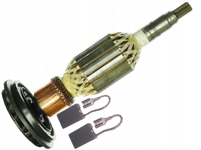 Rotor Bosch GSH11E GSH11E Gsh 11E GSH11 E 1614011072 Uhlíkové Kartáče