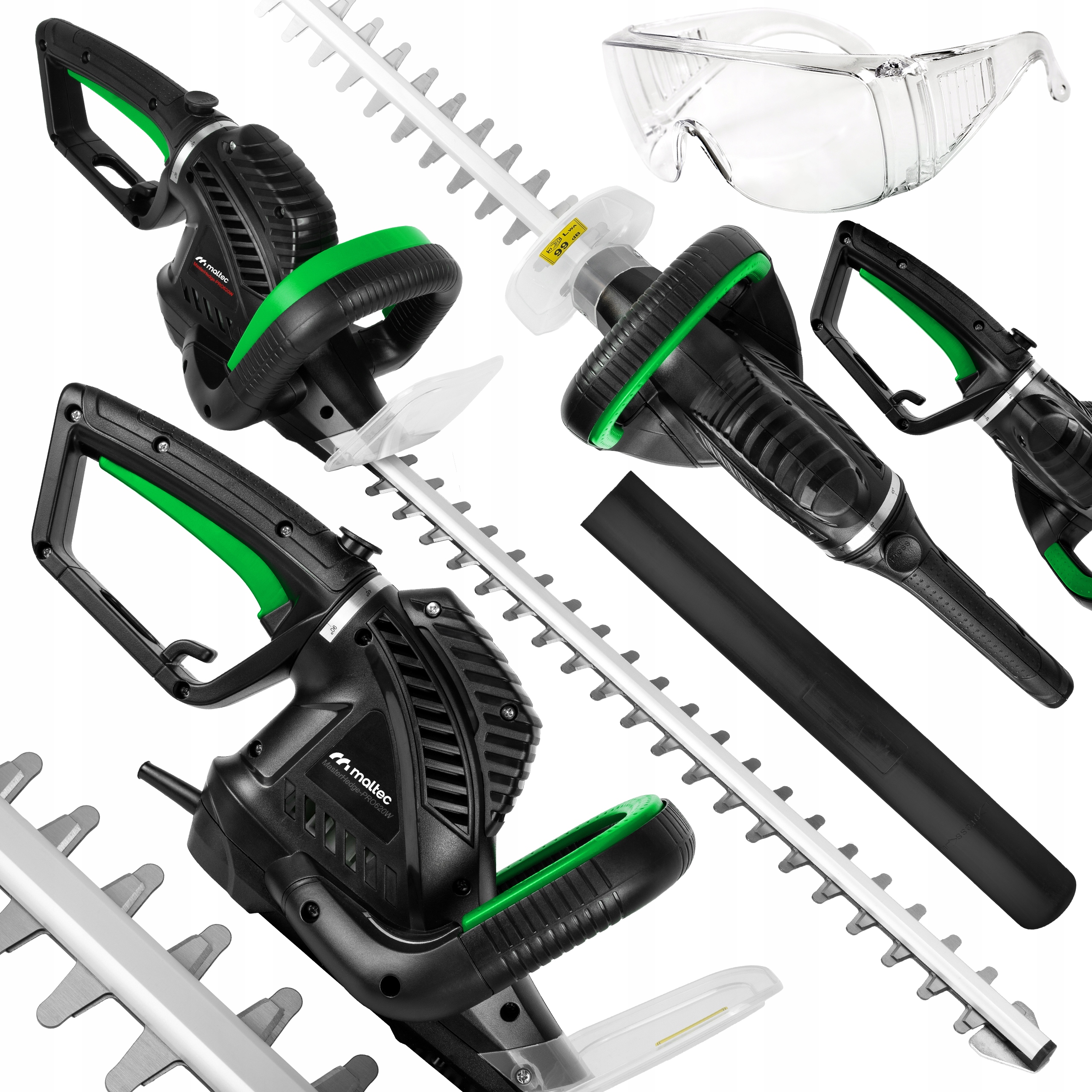 Elektrické Nůžky Na Živý Plot Pro Stříhání Větví Laserem 61 CM 1800 W