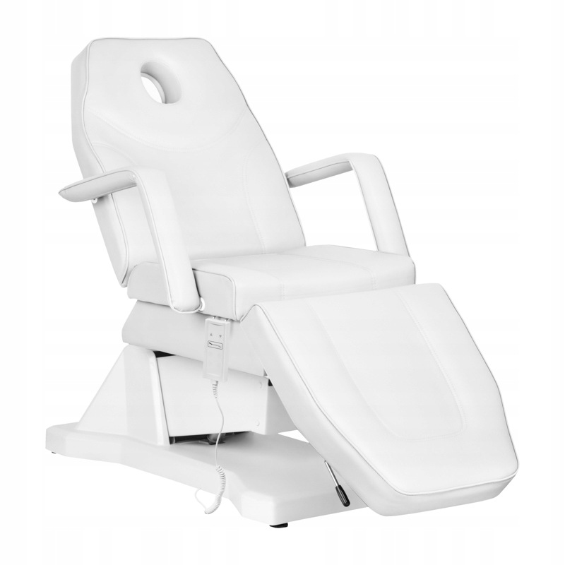 Elektrické kosmetické křeslo Sillon Soft 1 motor, bílá barva