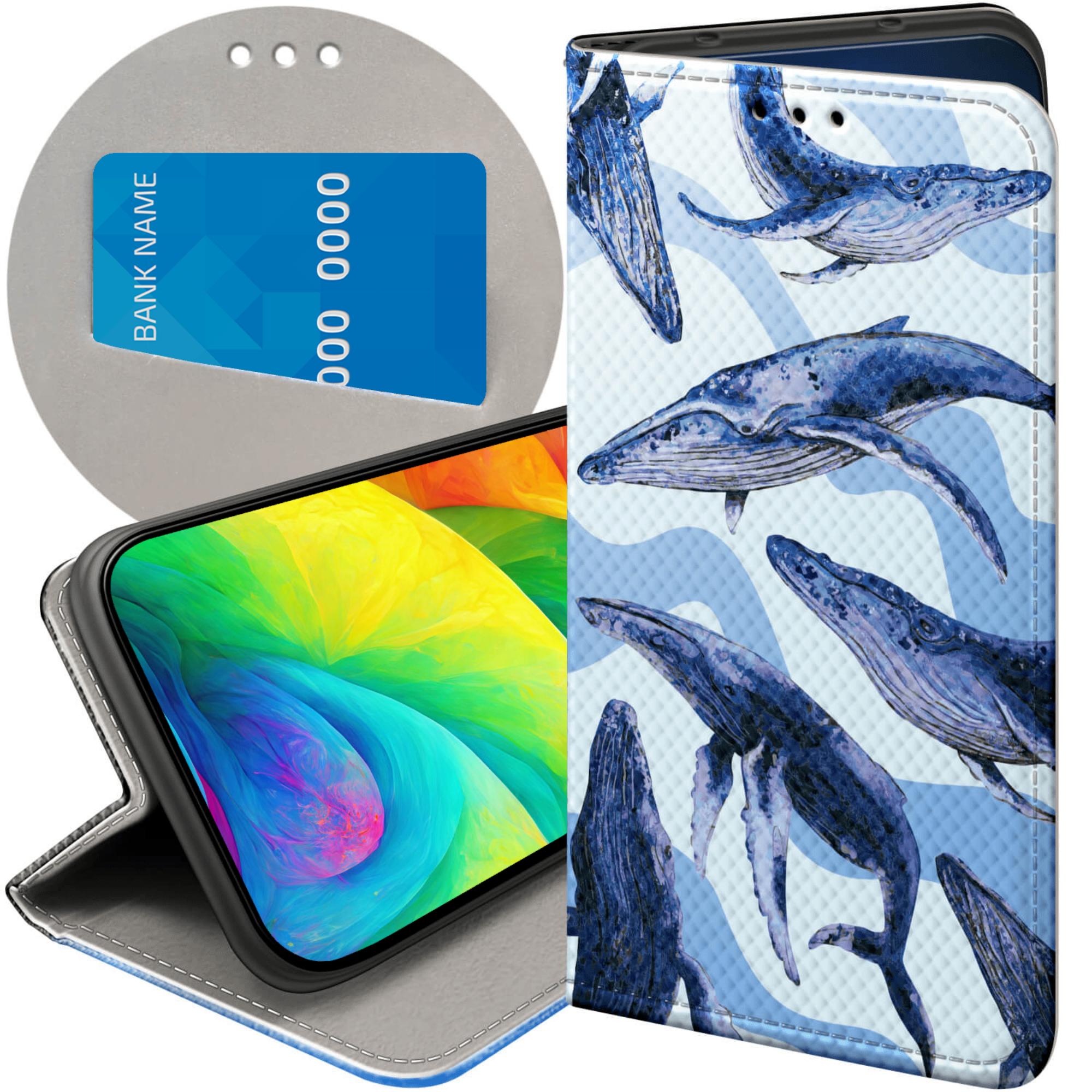 Etui Z Klapką Do Huawei P30 Pro Morze Fale Woda Aqua Futerał Case