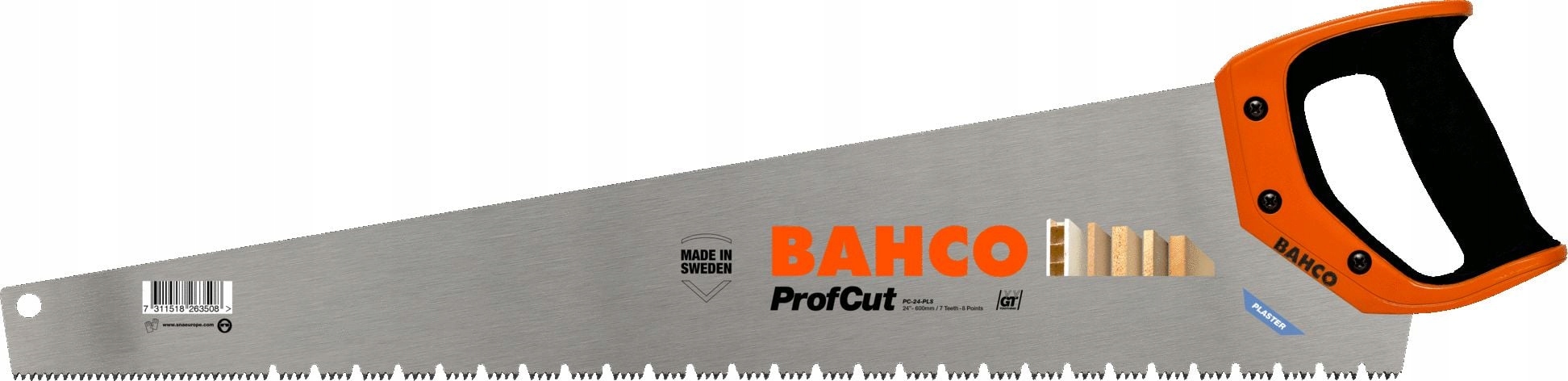 Bahco BAHCO PIŁA RĘCZNA DO KARTONGIPSU 600mm PROF CUT BAHPC24PLS