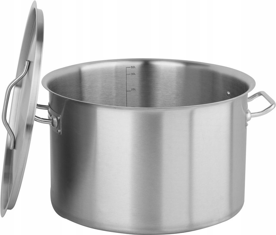 

Garnek 32L Indukcja Z Pokrywką 40x26 cm Niski Yato