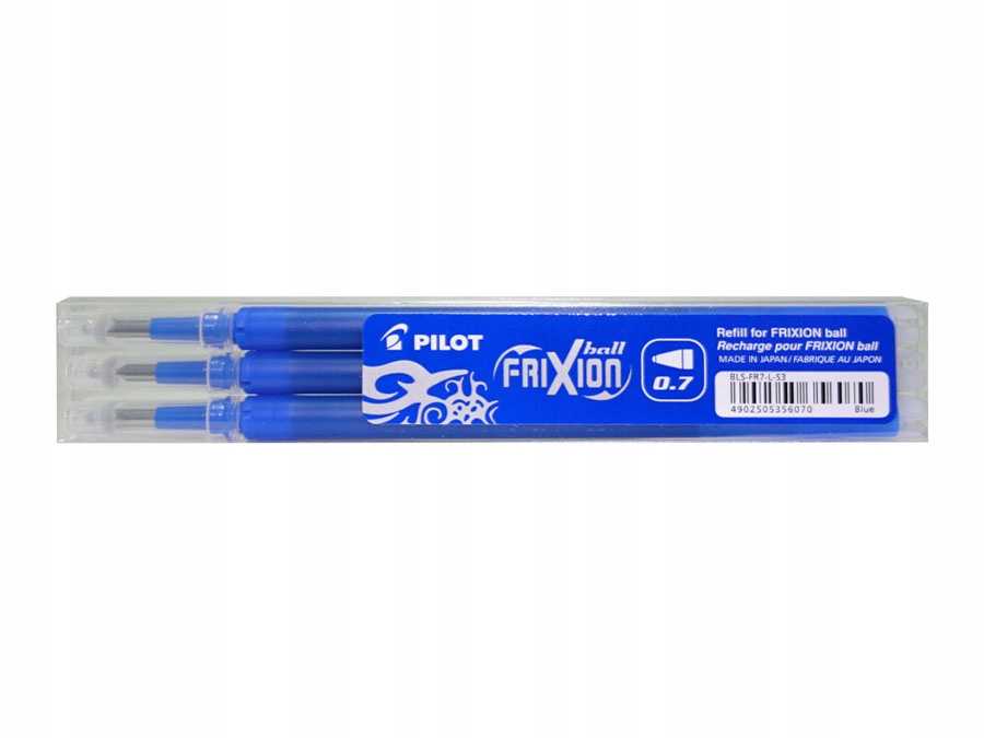 

Wkłady Pilot Frixion 0,7 Ball niebieskie 3 szt.