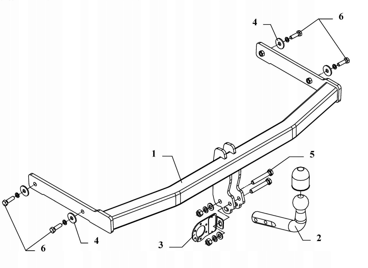 Hak holowniczy SEAT TOLEDO 1999-2004 Producent Auto-hak