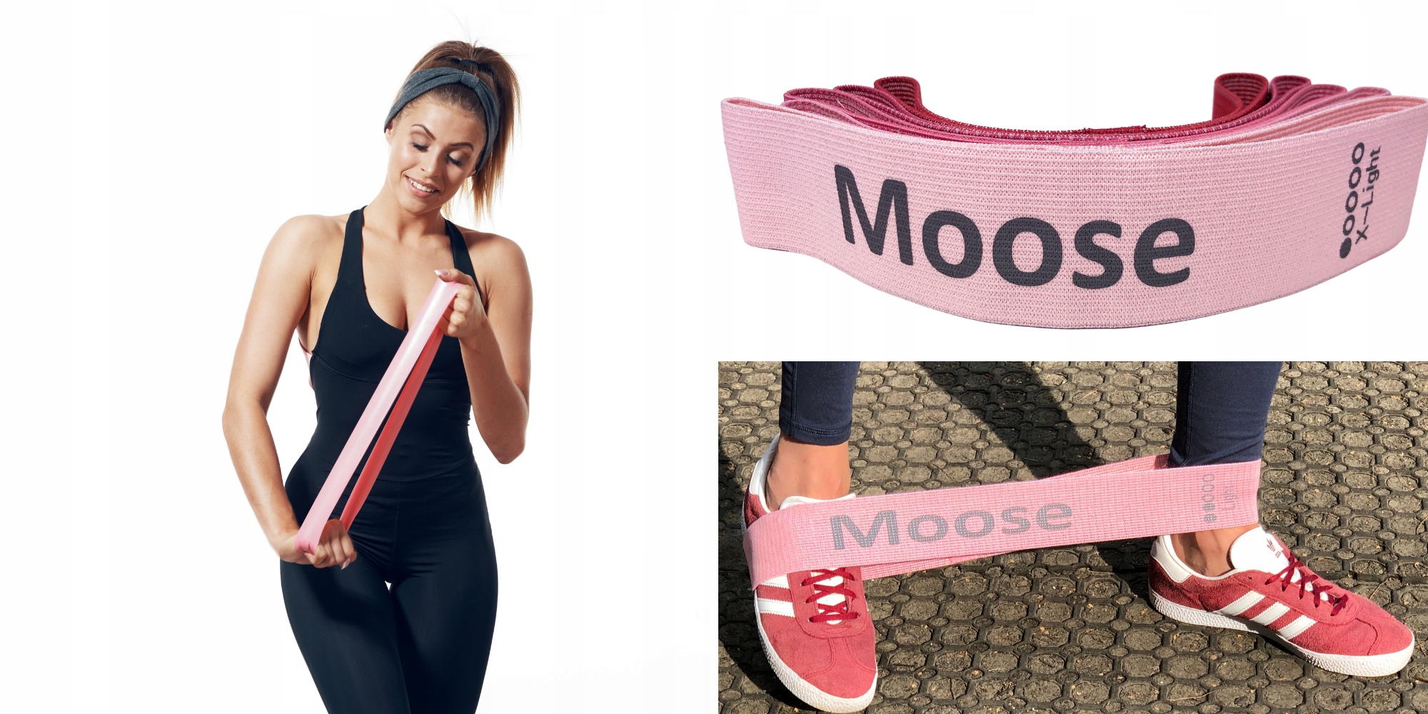 GUMY OPOROWE MINI BAND CROSSFIT FITNESS MATERIAŁOWE DO ĆWICZEŃ ZESTAW 5X Marka Moose Sports